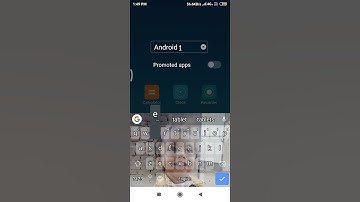 How to create or rename screen folder name in Android