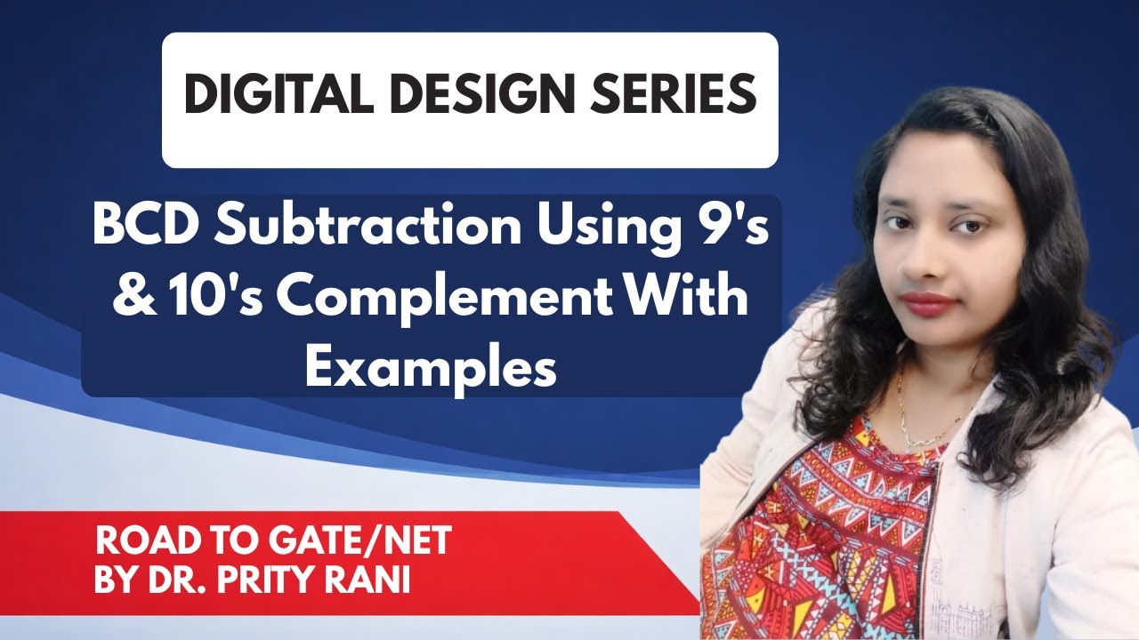 Lec 18: BCD Subtraction Using 9's & 10's Complement With Examples ...
