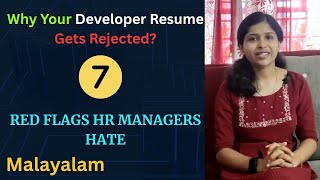 Resume Mistakes |  7 Red Flags to Avoid (Fix These Now!) #codeeasewithanu