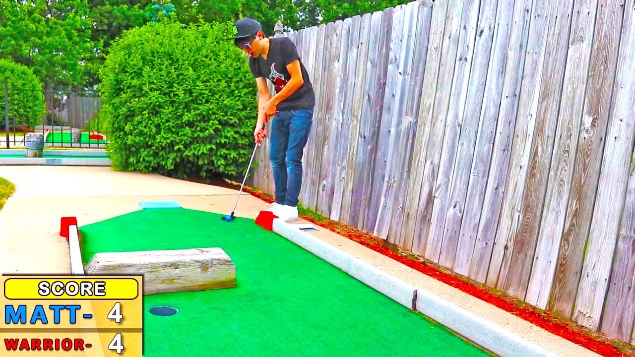 INSANE HOLE IN ONE BANK SHOTS! Mini Golf: Let's Play for REAL!