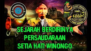 Sejarah Berdirinya Persaudaraan Setia Hati Winongo