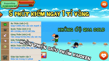 Ngọc rồng online- Cách Kiếm Vàng Nhanh Nhất Hơn Cả Bug Để Mua Giáp Cấp3