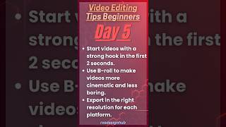 Video editing for beginners day 5 #shortsyoutube #videoediting #tutorials