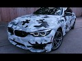 F82 M4 Fully wrapped Camouflage wrap