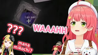 Lucunya Miko yang kaget saat paspasan sama Kaela di water elevator [hololive clip]