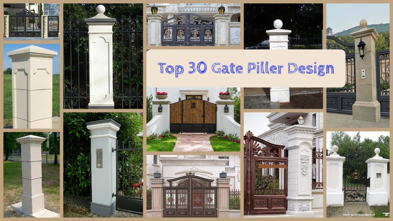 Main Gate Pillar Design || Modern, Economical and Stylish Pillar ...