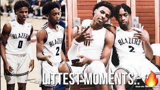 Bronny James And Zaire Wade Most LIT MOMENTS Being Teammates At Sierra Canyon...