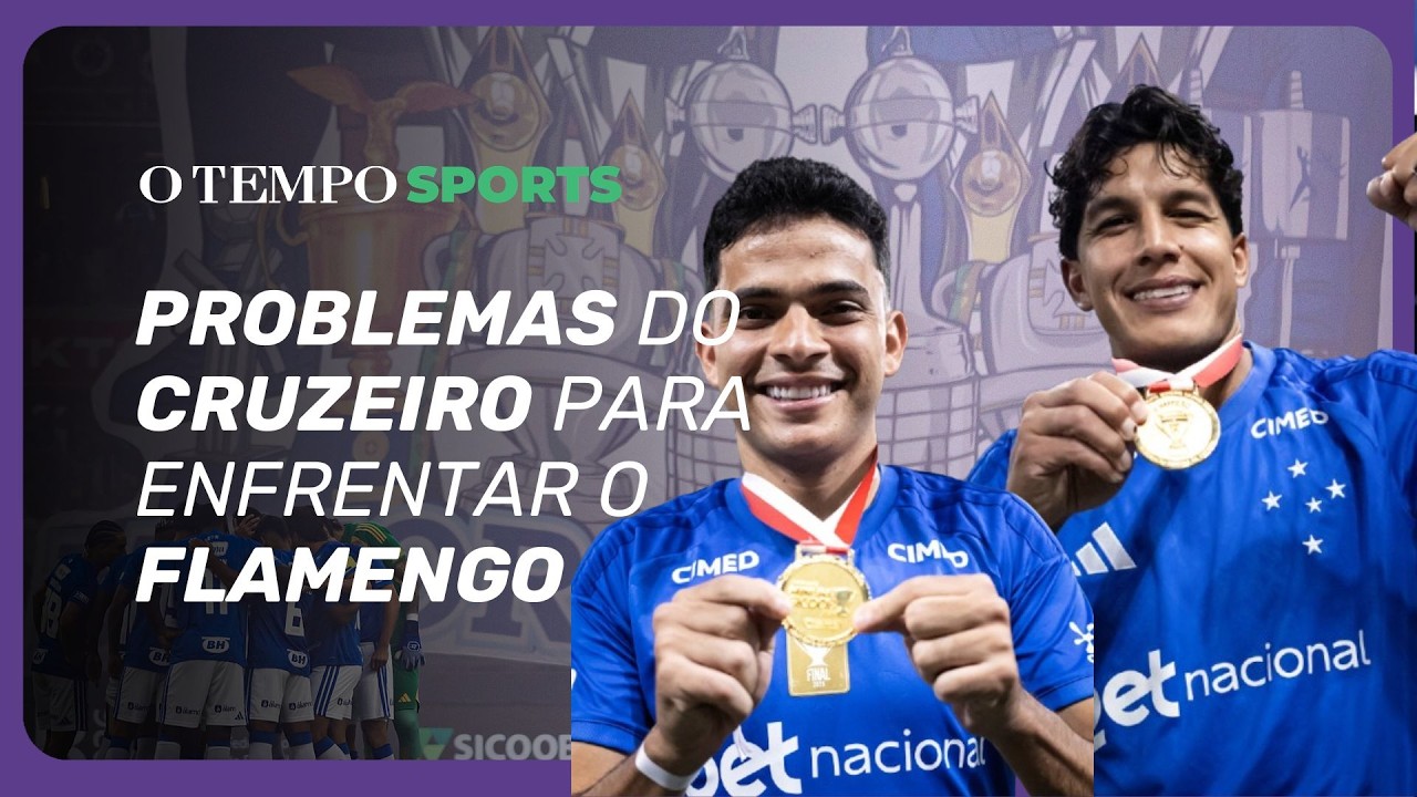 Cruzeiro terá desfalques importantes para o jogo contra o Flamengo, no Maracanã