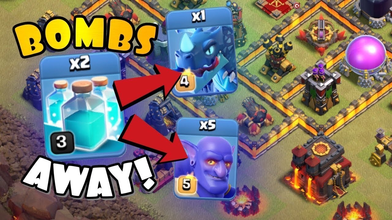 TH10 Electrone Dragon Attack Strategy  TH10 Electro Attack Strategy   Clash Of Clan