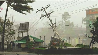 Typhoon Crising 🌀 hits Davao, Mindanao, Philippines. #shorts