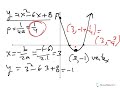 Precal Spring 07 finding focus and directrix from given parabola