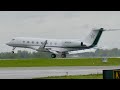 Private Gulfstream G650 Landing