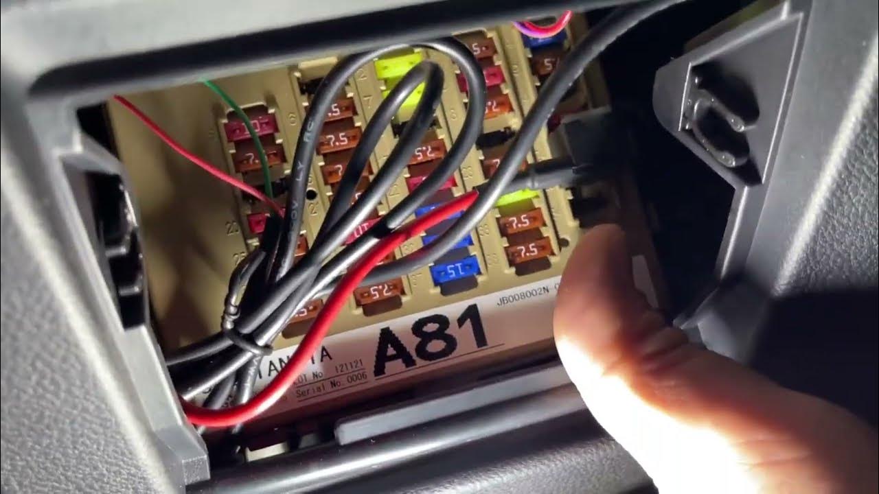 2020+ Subaru Outback Dashcam Wire Fuse Location - YouTube