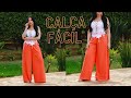 PANTALONA FÁCIL COM ELÁSTICO: COSTURA