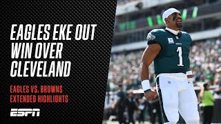 Cleveland Browns vs. Philadelphia Eagles | Eagles eke out win against dysfunctional Browns