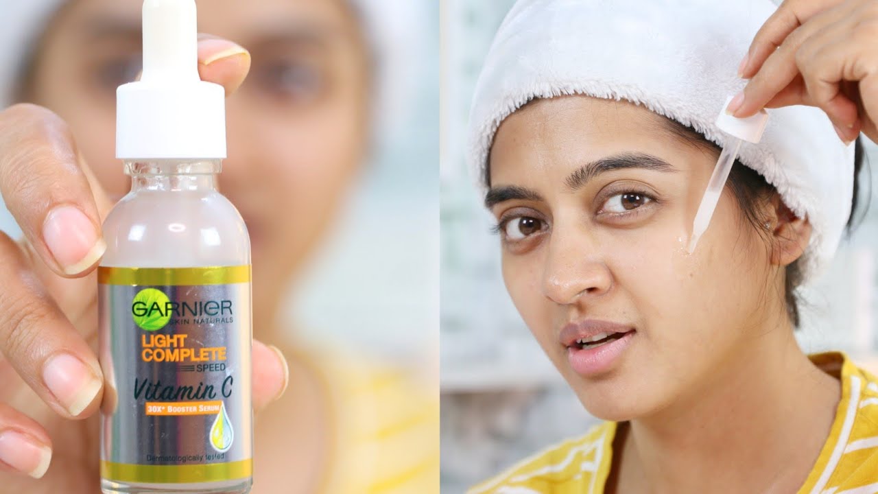 Garnier Vitamin C Serum Review And Benefits Youtube