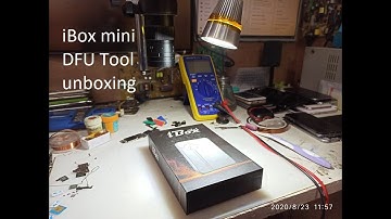 iBox mini DFU Tool unboxing