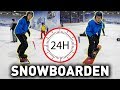 Wer fährt als ANFÄNGER nach 24 Stunden besser SNOWBOARD ?! Max vs Chris