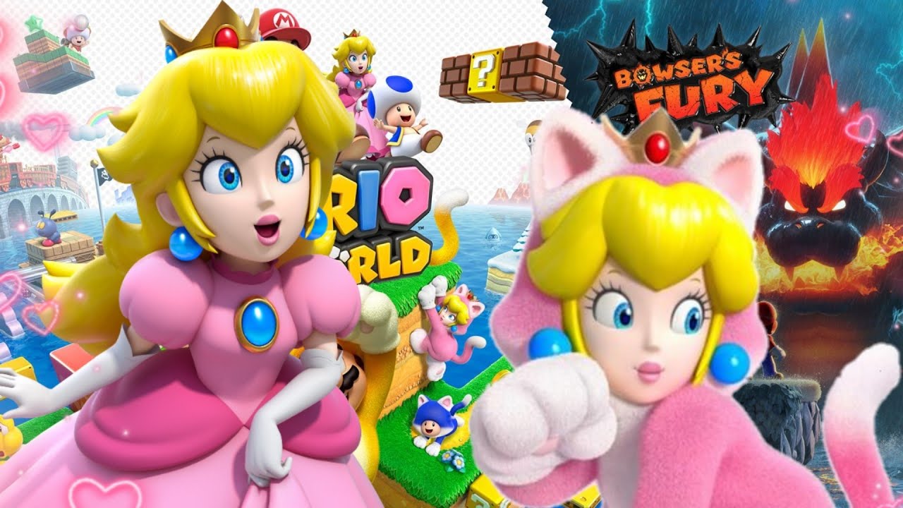 Super Mario 3D world + Bowser Fury (princess peach gameplay) - YouTube