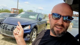 Audi Q5 2021! Evaluarea daunei si pornirea motorului!