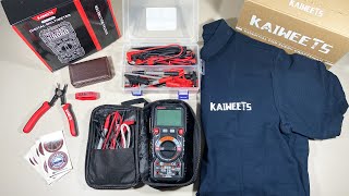 KAIWEETS Tool kit unboxing / HT118E Multimeter / KET05 Multimeter Test Leads