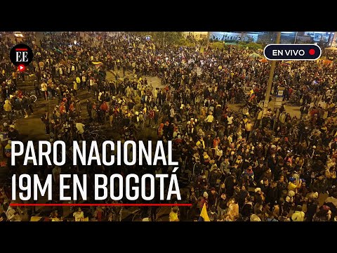 Paro nacional en Bogotá: multitudinaria manifestación en el Portal Américas - El Espectador