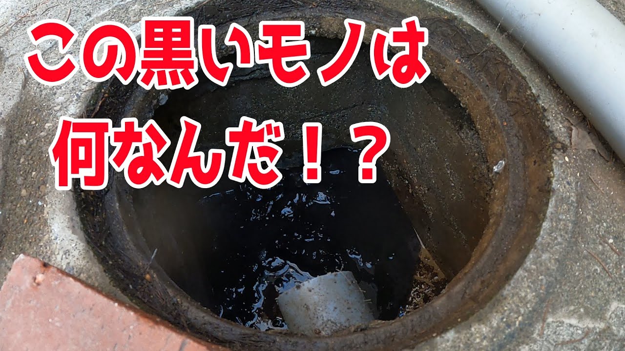 大量に出てくる黒いモノ ～「水道屋ですー」の仕事紹介シリーズ(^O^) ７４～