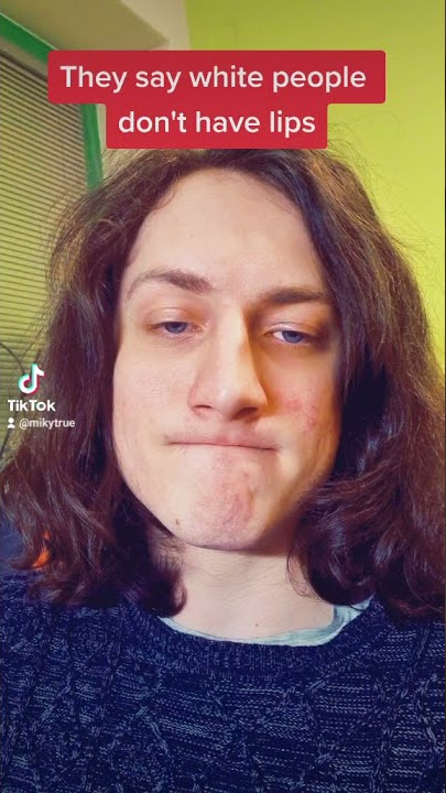 They say white people have thin lips #funny #comedy #trend #lips #shorts
