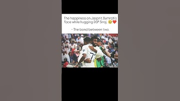 The happiness on Jasprit Bumrah