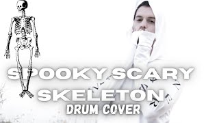 Spooky Scary Skeleton Dance Remix- Drum Cover