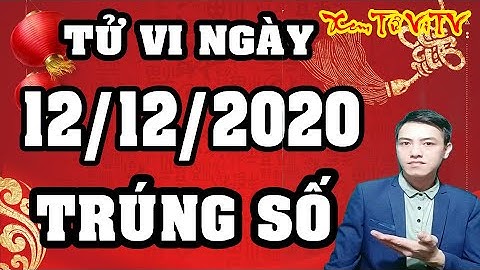 Tử Vi Hàng Ngày 12/12/2020 Lộc Trời Cho Trúng Số Độc Đắc Ôm Tiền Tỷ.