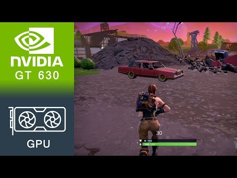 Fortnite Gameplay GeForce GT 630