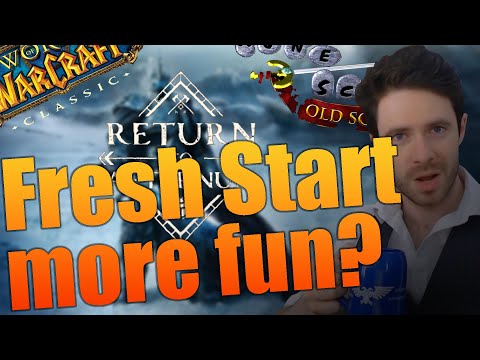 Will fresh start and classic servers save MMOs? | Reaction to @JoshStrifeHayes  | Gaming Kinda