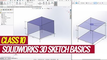 SOLIDWORKS 3D Sketch Basics | Solidworks Tutorials