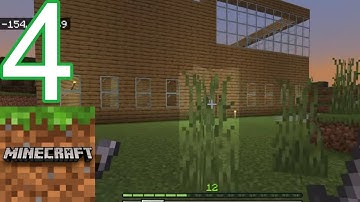 Minecraft Pocket Edition - Gameplay Walkthrough Part 4 - My New House (iOS, Android)