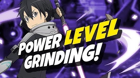 UPDATE! POWER Level GRINDING for EXP in Sword Art Online Fatal Bullet
