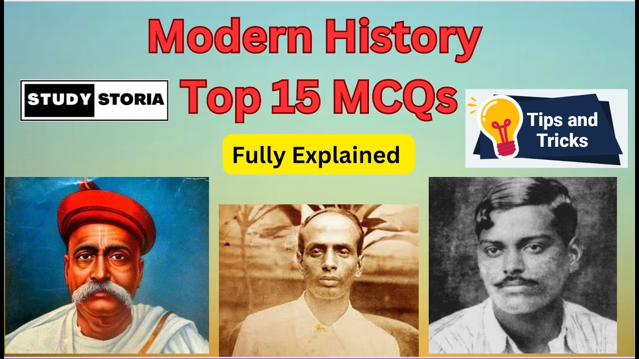 Modern History MCQ Study Storia YouTube