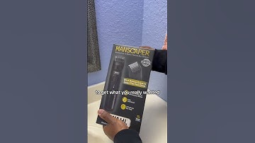 Brb returning my gifts to get what I really wanted. #Manscaper #WahlGrooming #Shorts #YouTubeShorts