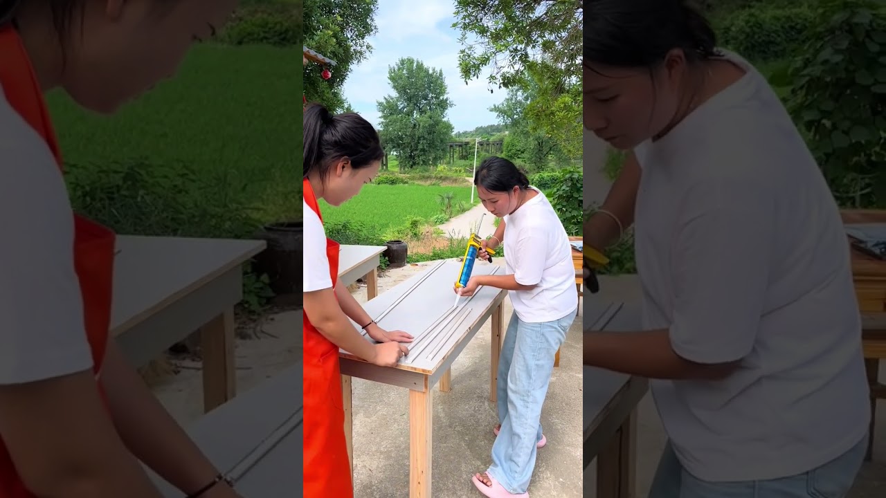 厨房里没有桌子东西都没地方放