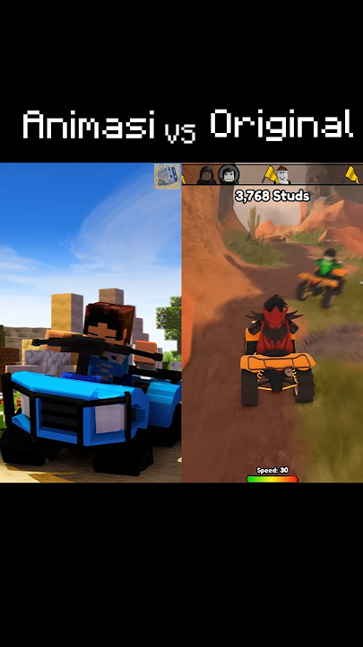 Animasi VS Original [Ketika Odo Kentang Nabrak Stresmen Di Jalan Mematikan] #Animasi #Minecraft