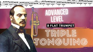 Bb 🎺 Jean Baptiste Arban - Triple tonguing trumpet (advanced)