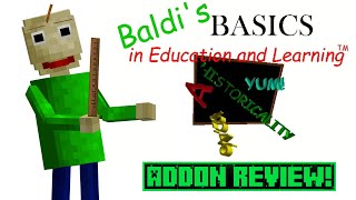 BALDI'S BASICS IN EDUCATION AND LEARNING | Minecraft Addon/Mod Review (Bedrock)