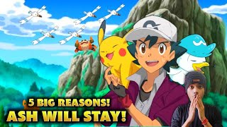 5 Big Reasons Ash Will Stay in Pokemon 😍 | It's an April Fool? | Ash will be in Gen 9 | Ash Leaving