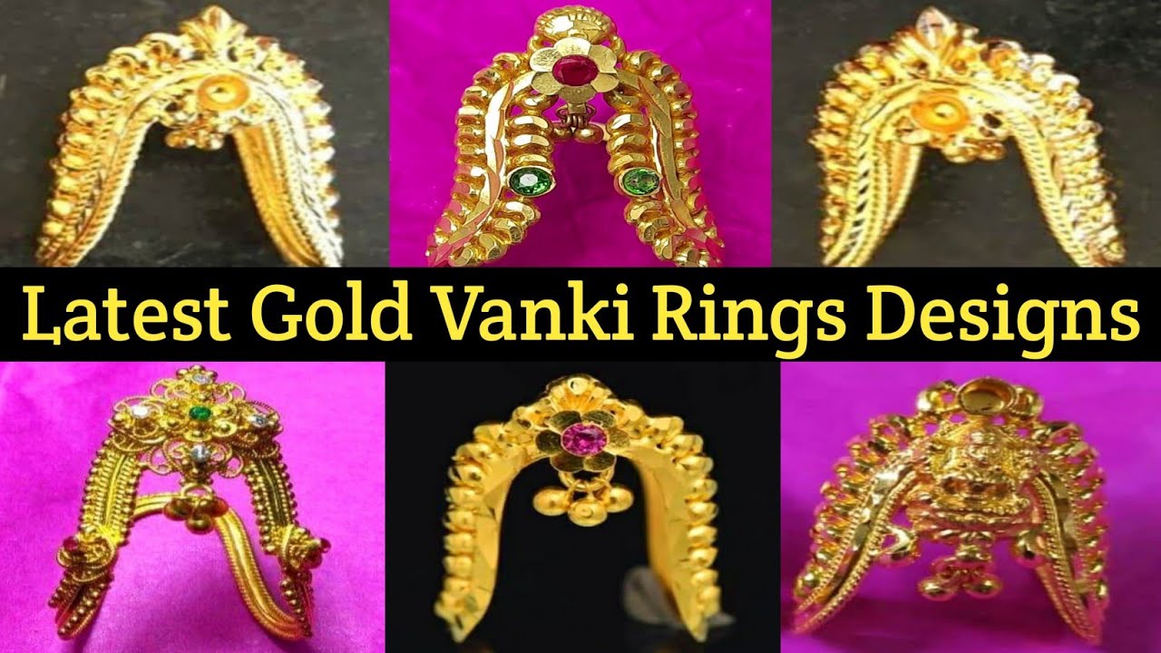 Six beautiful designs of 22 caart Gold Vanki ring by Totaram  jewellers.Vangi or K… | Vanki designs jewellery, Gold fashion necklace,  Gold jewellery design necklaces