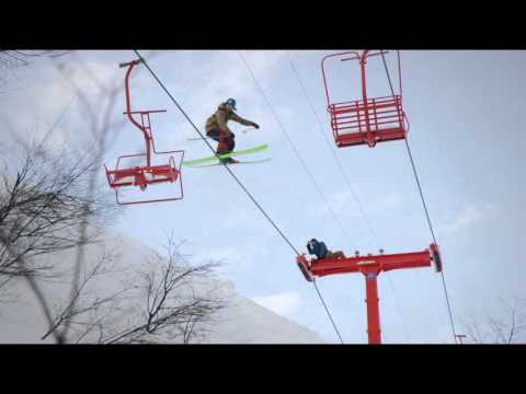 Crazy Karl grinds ski lift in Chile