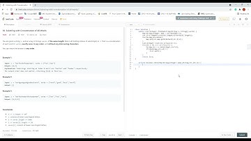 leetcode中文流做题日记(30)Substring with Concatenation of All Words