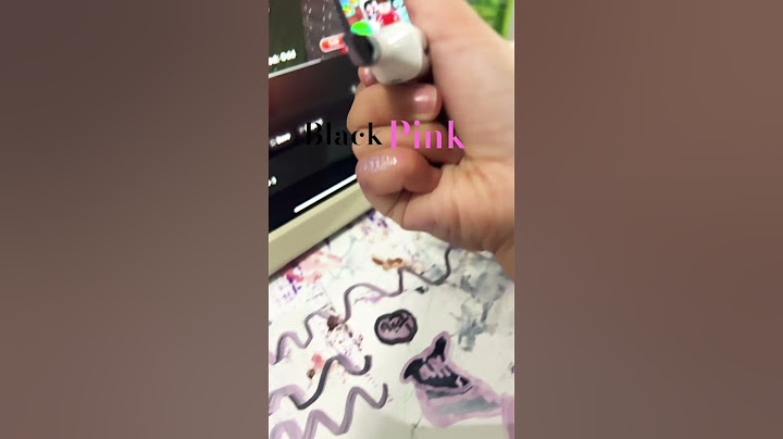 Black and pink marker