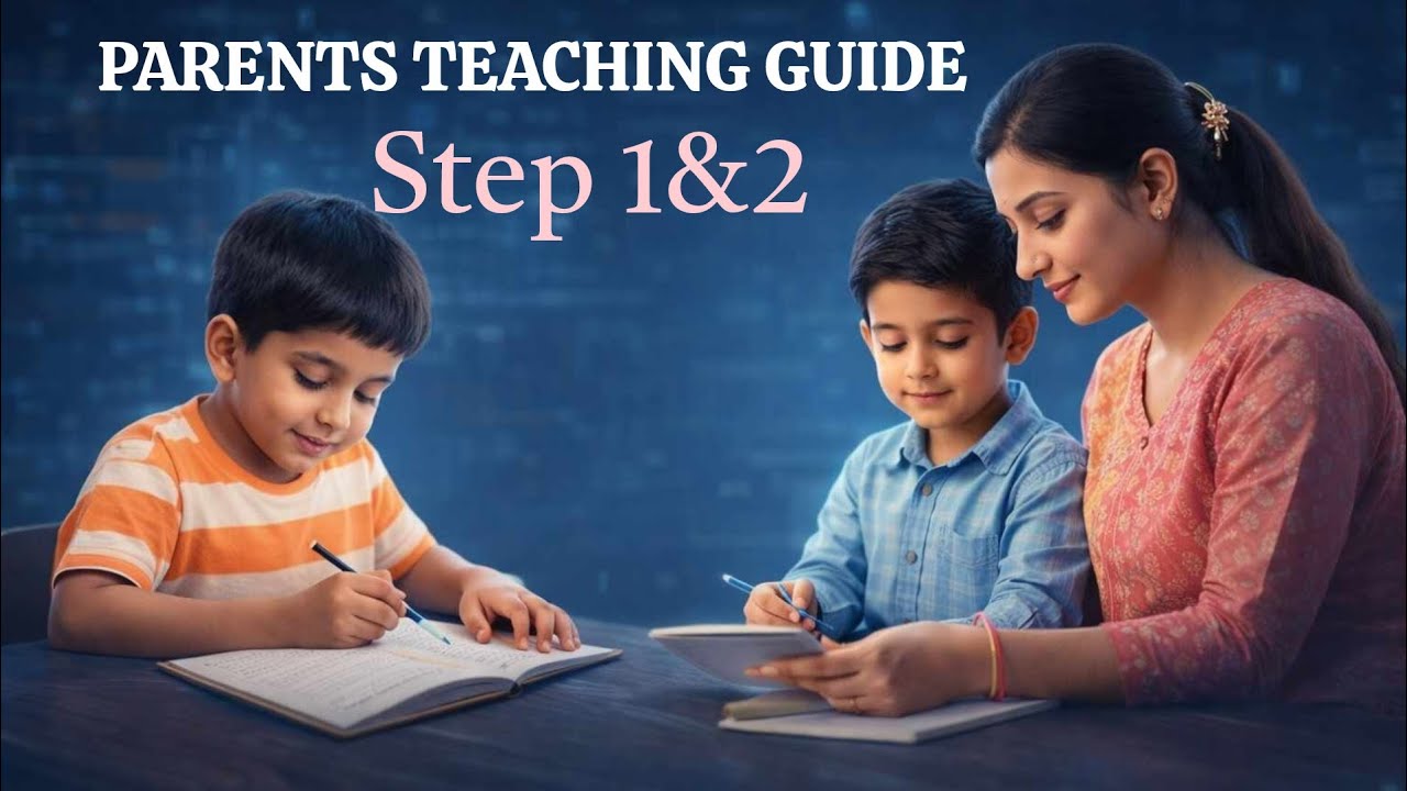 Parents Teaching Guide For Children:Step 1 & 2