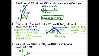 Angle Addition Postulate