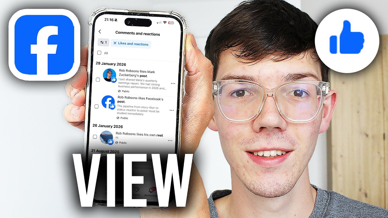 How To View Liked Posts On Facebook - Step By Step - YouTube